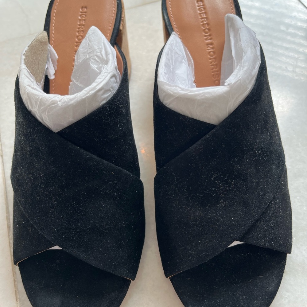 Suede Open Toe Sandals - image 4